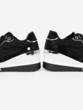 Čierne dámske sneakersy na platforme