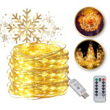 Vianočné svetlá - 200 LED, 20m, teplá biela