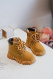 Hnedé zateplené členkové čižmy na zips