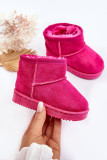 Zateplené ružové slip-on snehule