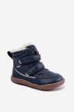 Kožené barefoot snehule modré