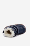Kožené barefoot snehule modré
