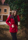 Obojstranná bunda so sťahovaním žltá/čierna