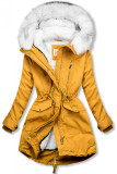 Parka s odnímateľnou podšívkou mustard