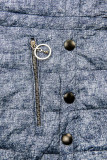 Jeans modrá svetlá ľahká jarná bunda