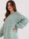 Mätové oversize pletené šaty/pulóver