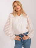 Elegantná blúzka v béžovom odtieni