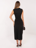 Čierne elegantné midi šaty