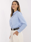 Elegantná modrá košeľa