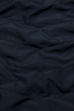 Parka s odopínateľnou kapucňou červená/modrá