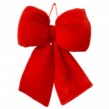 Červená vianočná mašľa 29x33 cm