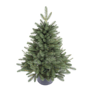 Vianočný stromček v kvetináči 3D Smrek MORITZ 80 cm