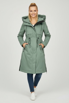 Zelená prechodná bunda FASHION