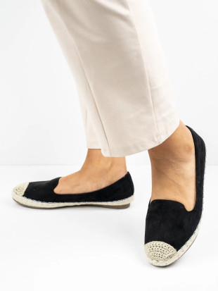 Čierne espadrilky SARDINIA