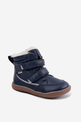 Kožené barefoot snehule modré