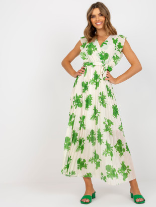 Elegantné zelené midi šaty
