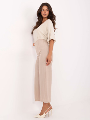 Elegantné béžové nohavice